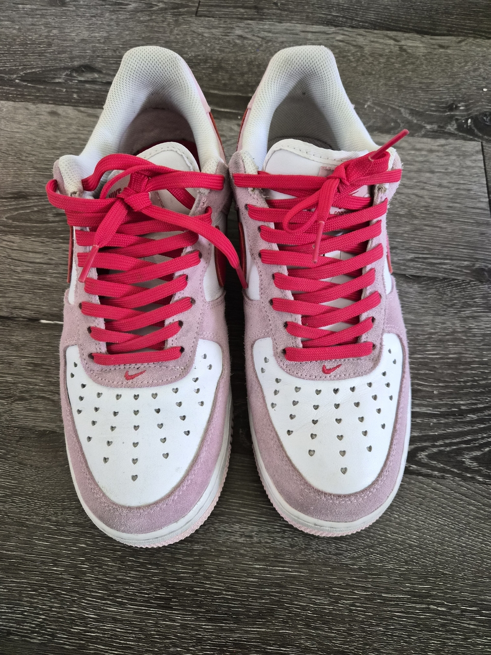 Nike Air Force 1 Low '07 QS "Valentine's Day Love Letter" – Size 10 – Mint! - Picture 2 of 9